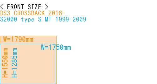 #DS3 CROSSBACK 2018- + S2000 type S MT 1999-2009